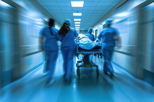 Urgent care: emergency medical doctors handle high-pressure urgency scenarios, prompt and efficient medical attention to patients requiring immediate intervention for critical health conditions.