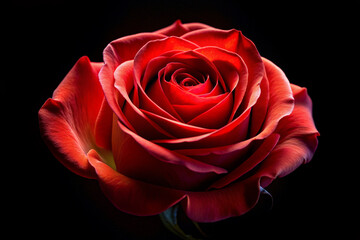 single red roserose, flower, red, love, nature, beauty, romance, macro, valentine, petals, petal, gift, closeup, bloom, blossom, plant, romantic, isolated, beautiful, bud, close-up, single, black, pas