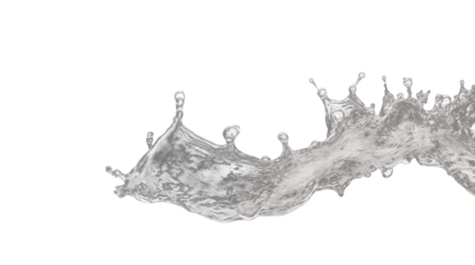 White Water Splashing PNG isolated on white and transparent background - Liquid Waves Fluid Aqua Splashing  liquid swirl flowing wave water drink banner concept