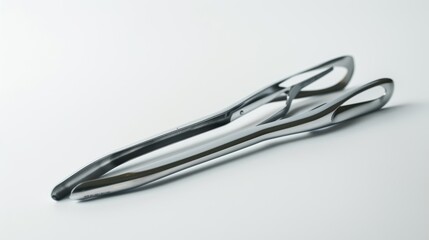 Surgical instrument showcased against a white background, symbolizing medical precision and expertise