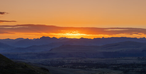 Yellowstone Sunrise, Antelope Creek Valley