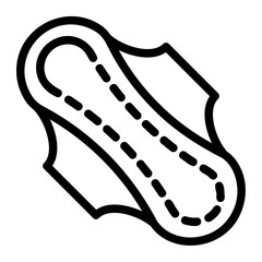 sanitary pad Line Icon