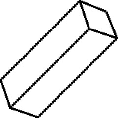 Geometric shape pixel. Elements for design