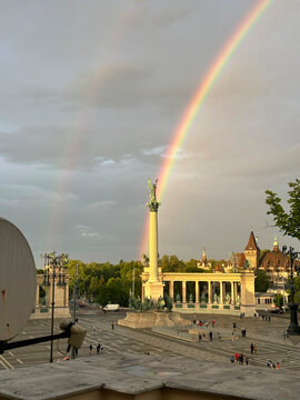Double rainbow hitting Gabriel archangel
