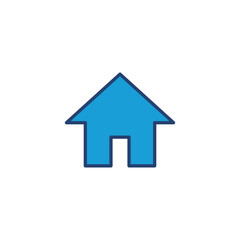 Fototapeta premium House icon vector. Home icon vector