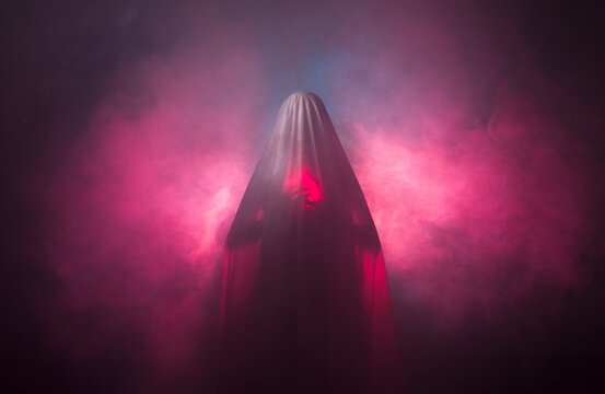 Dreamlike ghost silhouette