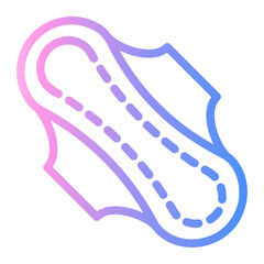 sanitary pad Line Gradient Icon