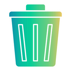 trashcan Gradient icon