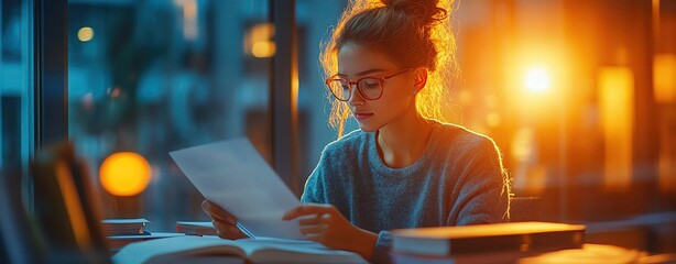 Translator working diligently on International Translation Day, more clarity with clear light and sharp focus, high detailed