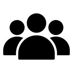 Group Icon in Solid Style