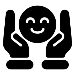 Gratitude Icon in Solid Style