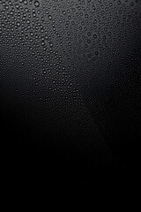 黒背景に水滴