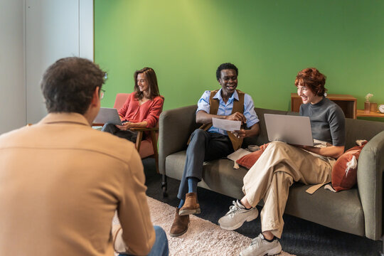 Collaborative Work In Bright Office