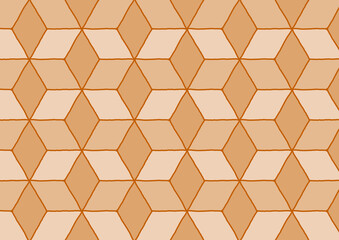 Fototapeta premium 3D colorful pattern texture art design squares cube modern style sameless repeat for decorate new art deco style. line, frame, kid, hexagons, magnitude, jewelry, corner, lined up, articulate.