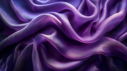 Obraz premium A purple fabric with a wave pattern