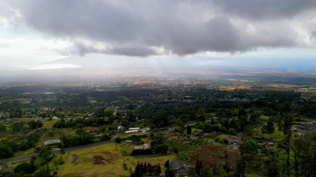 Mountains to the Ocean: Aerial Photography of Kula and Maui&rsquo;s Shores, Hawaii