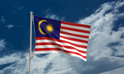 Malaysia country national blue sky cloud white people person airport lifestyle patriotism malaysian celebration festival travel freedom independence freedom culture islam journey 31 august month asian