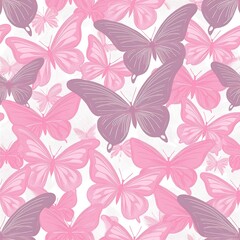 Seamless pattern with butterflies