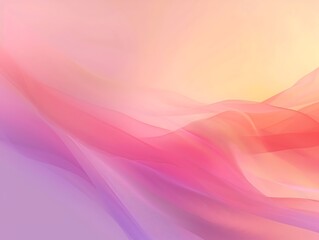 Obraz premium Soft and calming abstract gradient background with smooth transitions, flat lay layout. Ideal for a serene and minimalist product display.