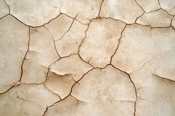 Obraz premium Cracked dry earth texture background