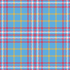 Plaid Patterns Seamless. Checker Pattern Template for Design Ornament. Seamless Fabric Texture.