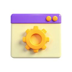 gear icon illustrationicon, button, sun, gear, vector, symbol, illustration, sign, web, internet, business, design, settings, flower, 3d, gears, yellow, summer, circle, color, art