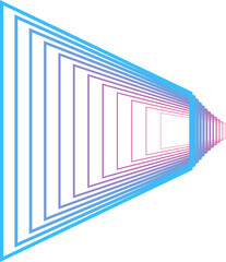 Obraz premium Square gradient blue and pink frame, banner, brand, logo or symbol