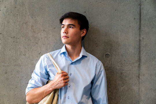 Businessman with shopping bag