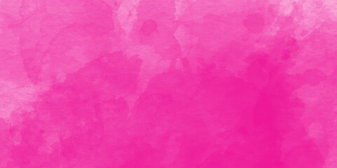 Abstract pink texture watercolor paint splash or blotch background, pink shades watercolor grunge texture seamless vector background, grungy texture gradient color space for copy.