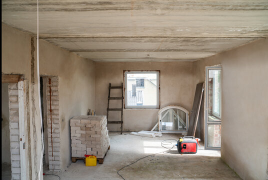 House room under construction