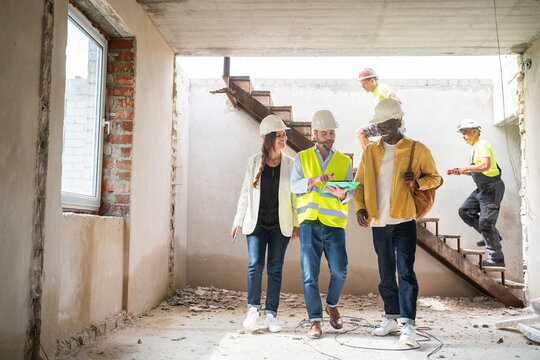 People Working At Construction Site