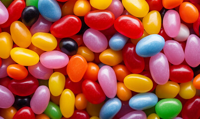 Multicolored Jelly Beans