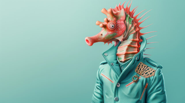 Seahorse in a Leather Jacket