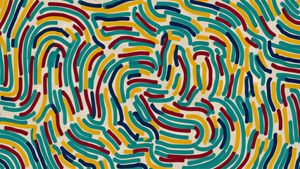 Fototapeta premium a-mesmerizing-and-vibrant-random-repeat-pattern