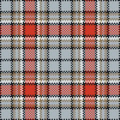 Tartan Plaid Vector Seamless Pattern. Checkerboard Pattern. Seamless Tartan Illustration Vector Set for Scarf, Blanket, Other Modern Spring Summer Autumn Winter Holiday Fabric Print.