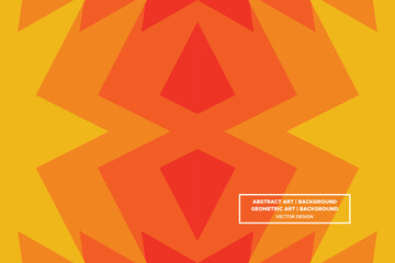 Triangular and Triangle Shapes Orange and Yellow Colors Modern Abstract Background Geometric Background
