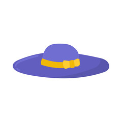 Vacation hat vector illustration