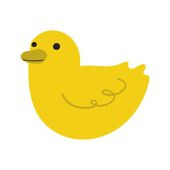 Cute Yellow duck illustration