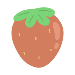 Strawberry fruit vector illustration