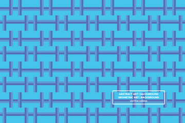 Rectangular and Rectangle Shapes and Designs Blue and Light Blue Colors Geometric Pattern Abstract Pattern Seamless 
