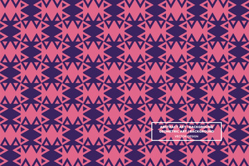 Triangular and Triangle Shapes and Designs Purple and Red Colors Geometric Pattern Abstract Pattern Seamless 