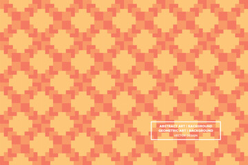 Square Shapes and Designs Orange and Yellow Colors Geometric Pattern Abstract Pattern Seamless 