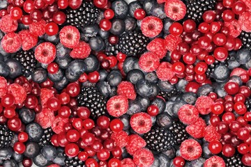 Tasty ripe sweet fresh blueberries.