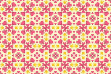 Love Heart Seamless Pattern