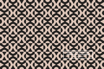 Circle and Triangle Shapes and Designs Brown and Black Colors Geometric Pattern Abstract Pattern Seamless 