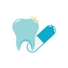 Dental care logo icon