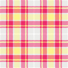Tartan Plaid Seamless Pattern. Scottish Plaid, Template for Design Ornament. Seamless Fabric Texture. Vector Illustration