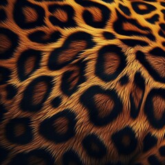 Fototapeta premium skin with a black and brown pattern on the back.