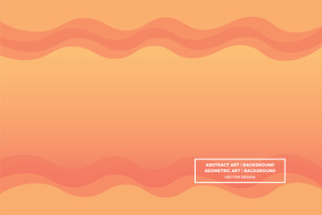 Obraz premium Wavy Curvy Circular and Circle Shapes and Designs Orange and Yellow Colors with Gradient Backdrop Modern Abstract Background Geometric Background