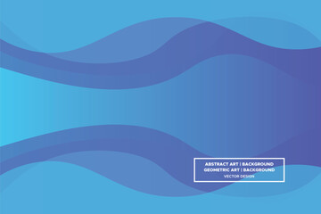 Wavy Curvy Circular and Circle Shapes and Designs Blue and Light Blue Colors with Gradient Backdrop Modern Abstract Background Geometric Background